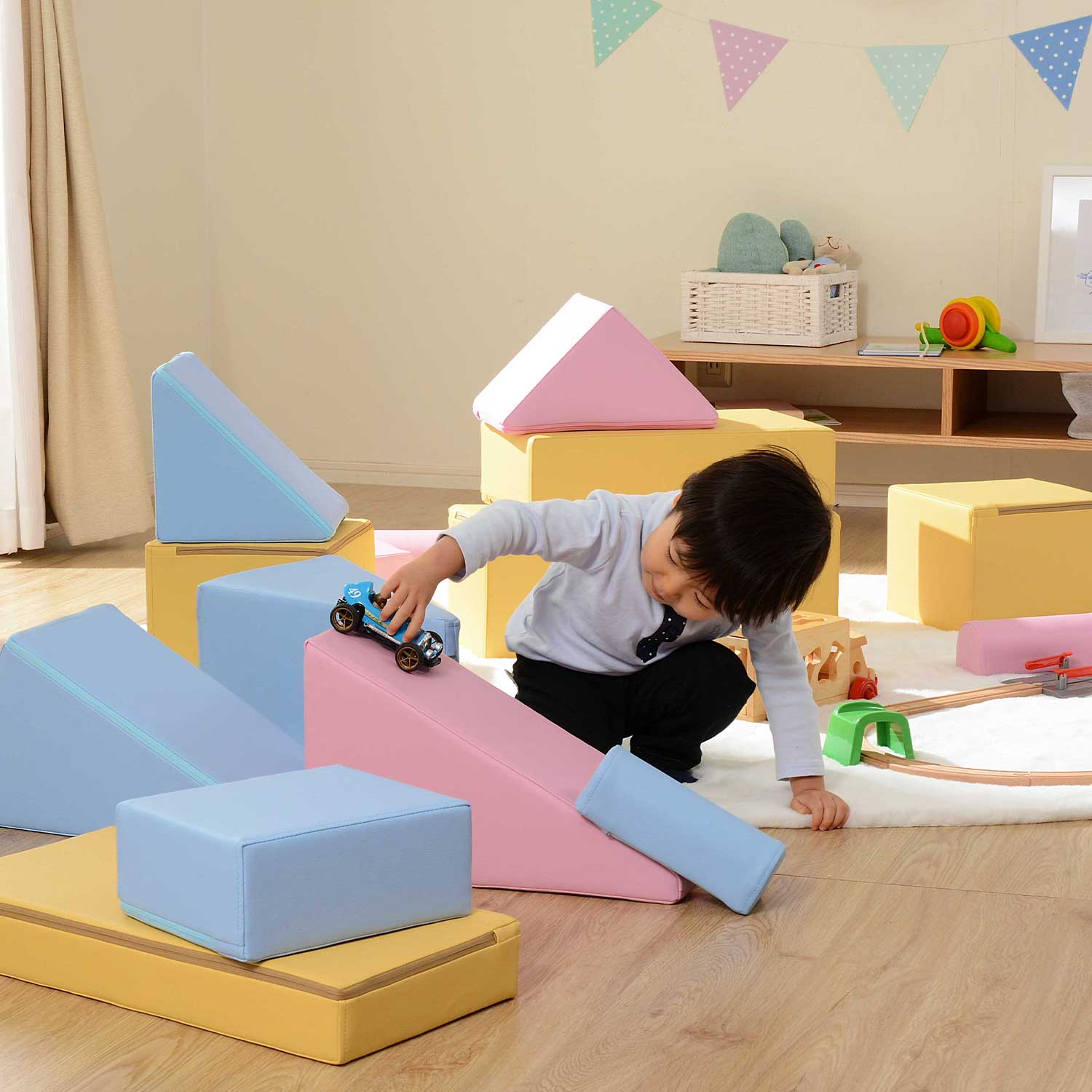Phụ Kiện Bổ Sung Block Toys - Miễn ship - đồ chơi nâng cao trí thông minh - phụ kiện block hình tam giác