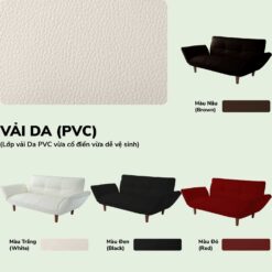 màu sắc - sofa vải da pvc - nhập khấu Nhật Bản