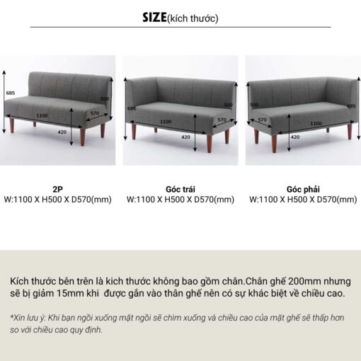 kích thước sofa A1056-CN