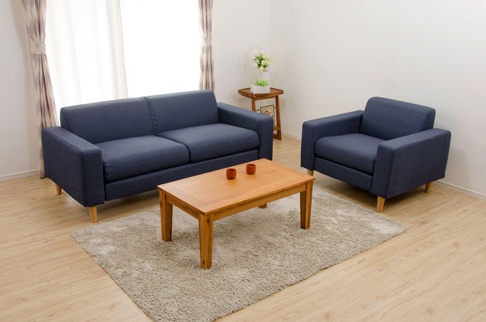 trang trí phòng khách người mệnh mộc - sofa màu xanh dương, màu navy - Cellutane Việt Nam